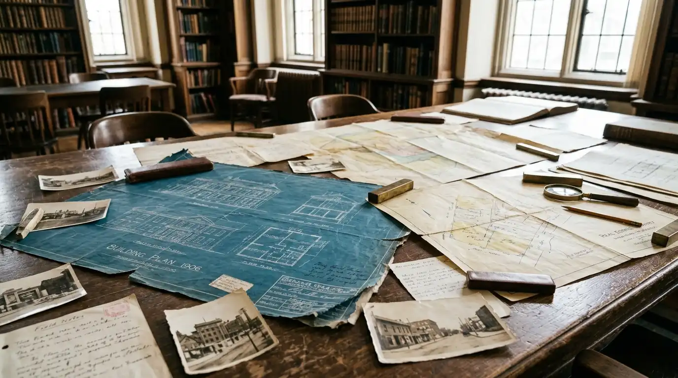 Architectural blueprints