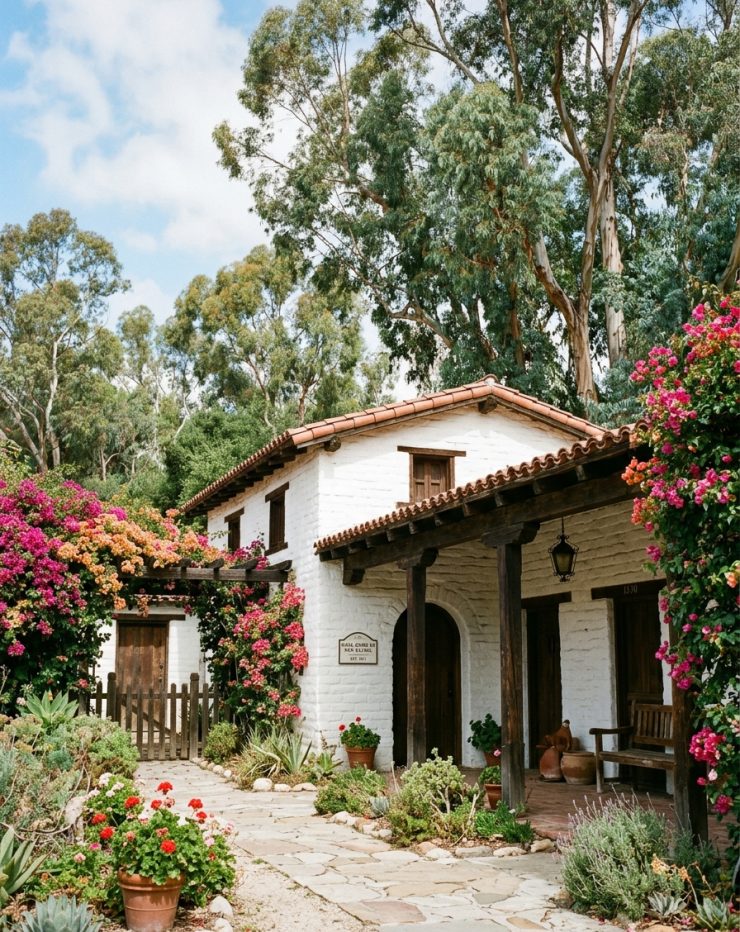 Authentic daytime photograph of Casa Adobe de San Rafael