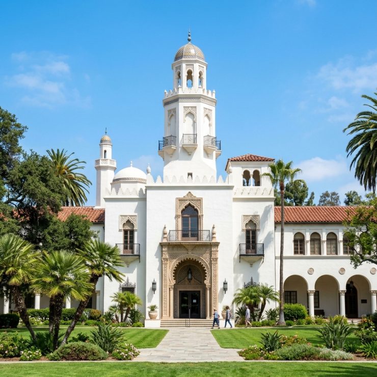 Library building exterior